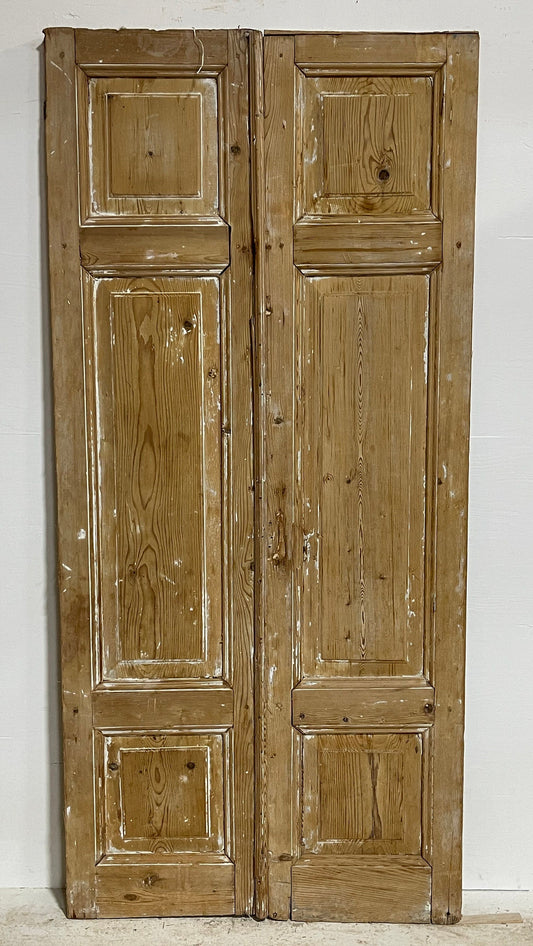 Antique French panel doors (85x39.5) H0055s