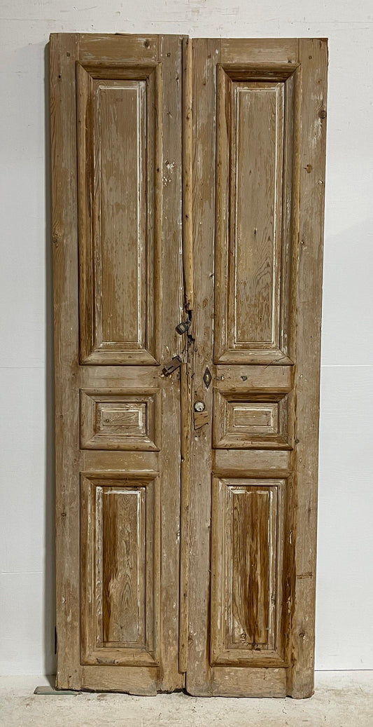 Antique French panel doors (93.5x38) H0050s