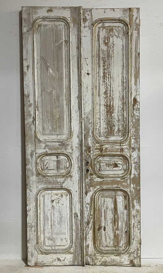 Antique French panel doors (102x45.5) H0051s