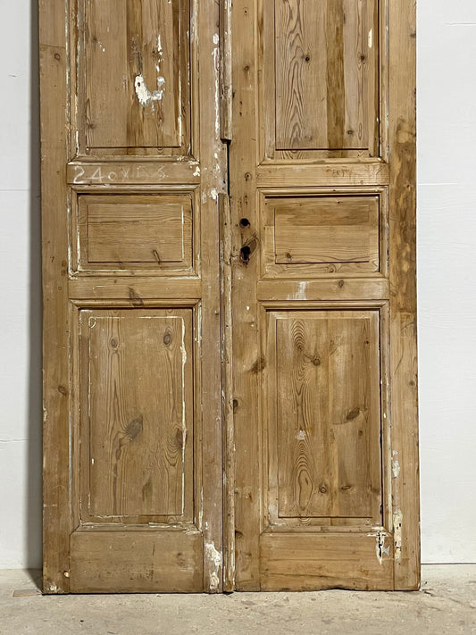 Antique French panel doors (94x44) I095s