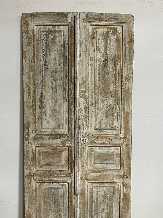 Antique French panel doors (81.25x36) I086s