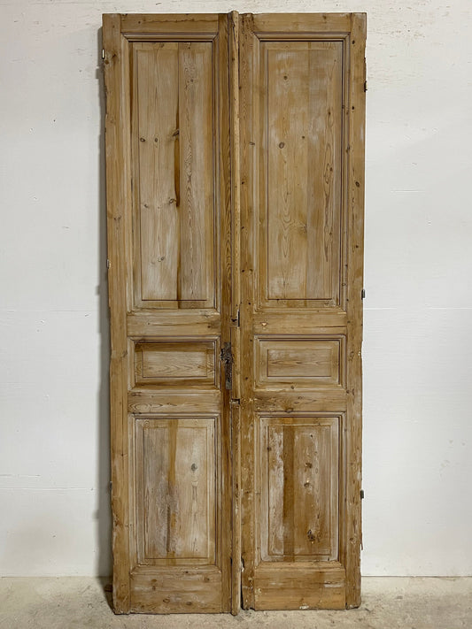 Antique French panel doors (93x40) I101s