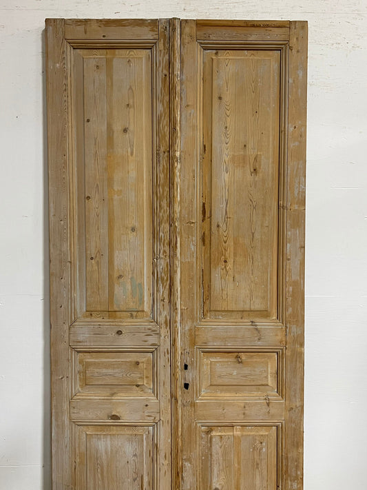 Antique French panel doors (94x42.75) I100