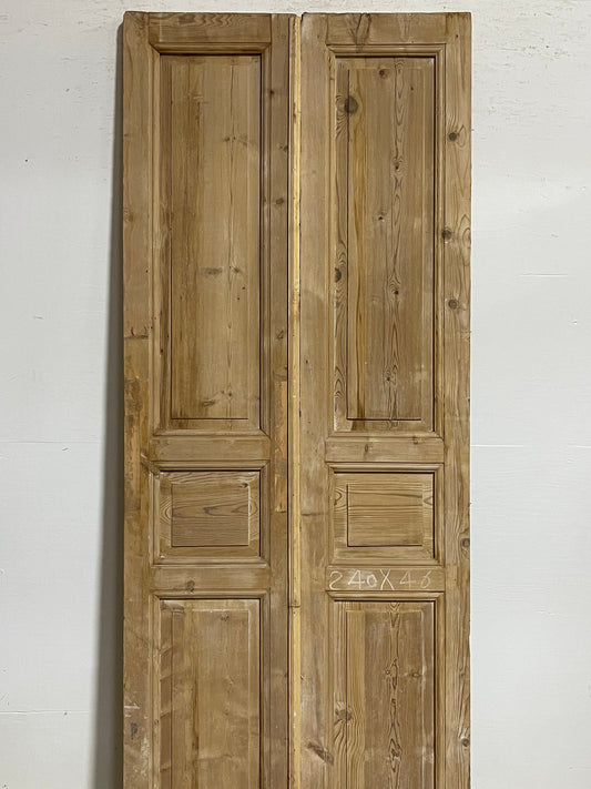 Antique French panel doors (94x36.5) I094s