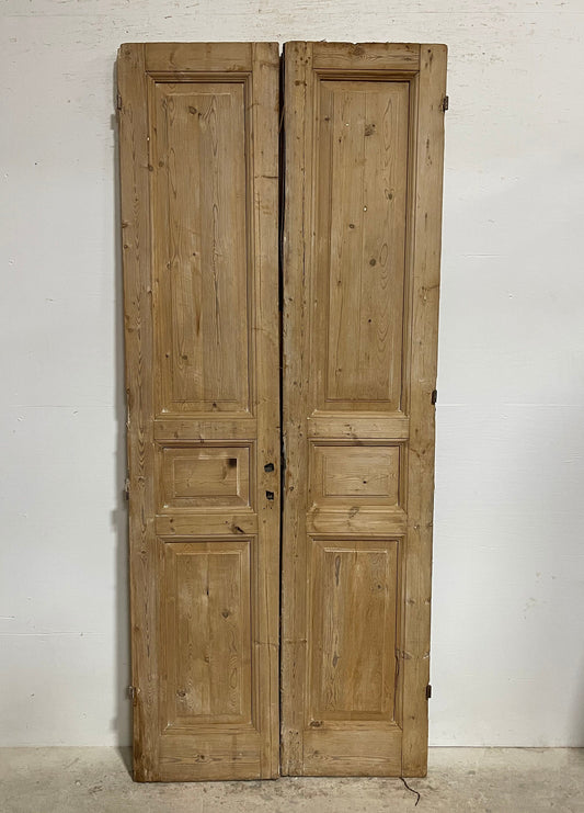 Antique French panel doors (92.25x39) I103s